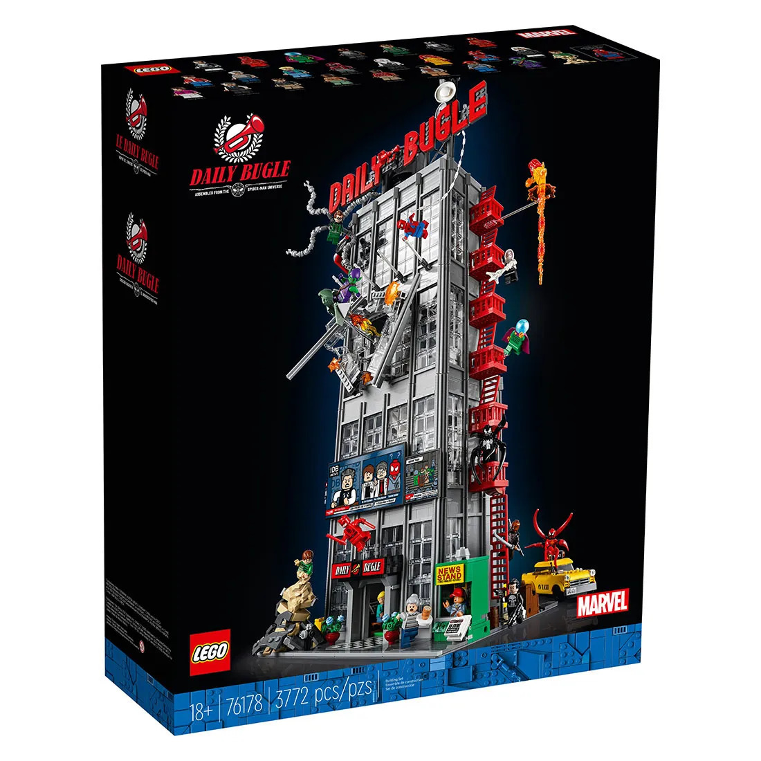 Set Super Héroes Daily Bugle 3789 Piezas - LEGO