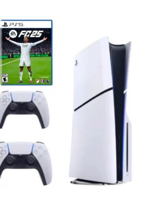 PlayStation 5 Slim Unidad de cd + Control adicional + Fc 25 Fisico